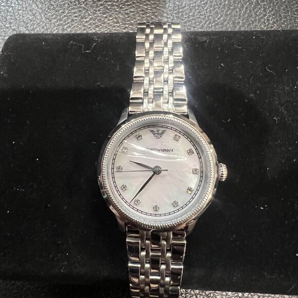 Emporio Armani Watch Dress White/Steel Ø26 mm